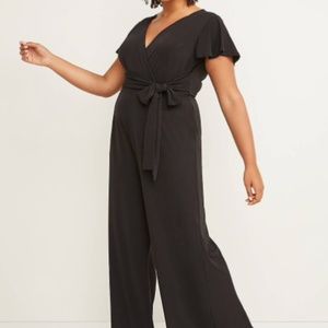 Lane Bryant Flutter Sleeve Jumpsuit